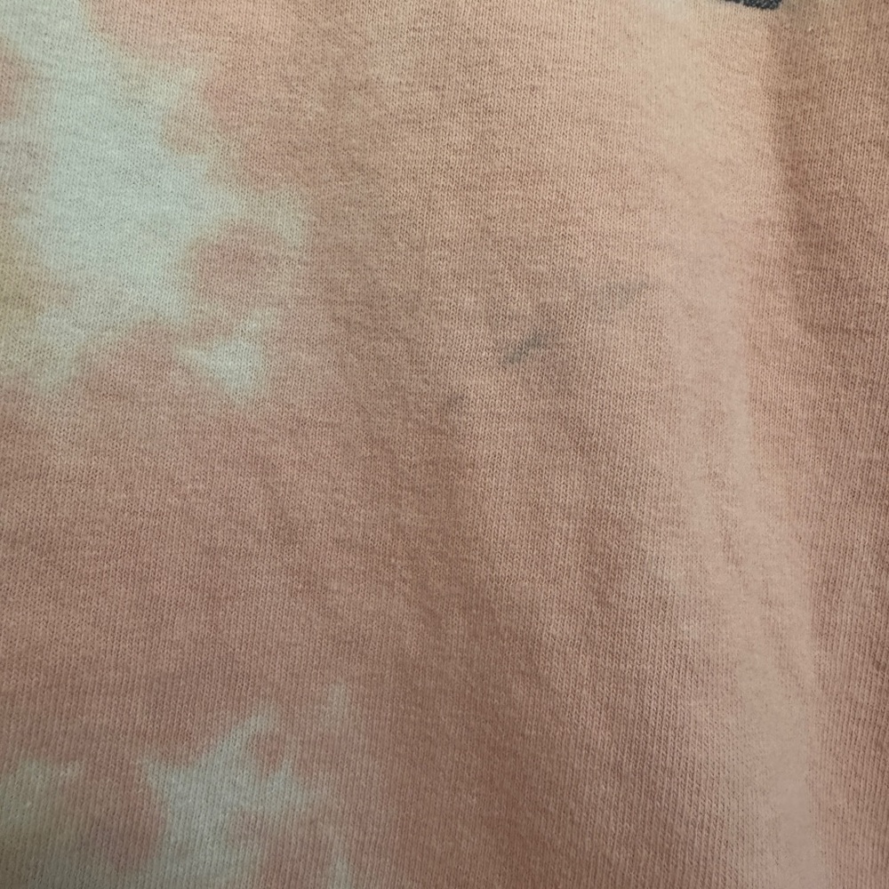 Arizona  Long Sleeve Pink and Yellow Tie-Dye Hooded Top - Picture 3 of 7